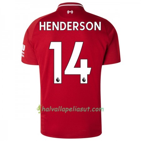 Jalkapallo Pelipaidat Liverpool Henderson 14 Kotipaita 2018-2019 Lyhythihainen